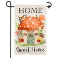 thumbnail image 4 of Meadow Creek 11.5" x 18" Spring Mushroom House Outdoor Yard Flag, 4 of 5