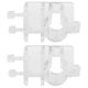 thumbnail image 1 of Lot de 2 clips de fixation pour tuyau d'eau d'aquarium en acrylique transparent, 1 of 4