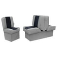 thumbnail image 6 of Wise 8WD707P-1-660 Deluxe Series Lounge Seat, Grey-Navy, 6 of 6