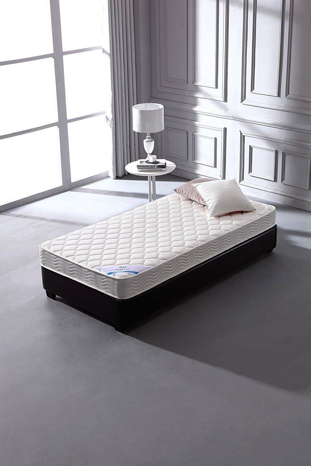 Twin Size 6" Firm Inner Spring Mattress Quilted Cover Coil Comfort Spring Bed 