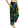 thumbnail image 2 of Xecao Play Game Start Women's Straight Lounge Pajama Pants: The Epitome of Relaxed Sleepwear, 2 of 9