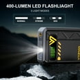 thumbnail image 4 of VTOMAN X4 2500A Jump Starter with Air Compressor, Portable 12V Jump Box for 8.5L Gas/6L Diesel Engines, 150PSI Auto Tire Inflator,12V Portable Booster Pack,Lithium Jumper Starter Charger, 4 of 9