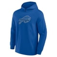 thumbnail image 2 of Men's Fanatics Royal Buffalo Bills Elements Blaze Tri-Blend Long Sleeve Hoodie T-Shirt, 2 of 3