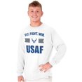 thumbnail image 5 of US Air Force Fly Fight Win USAF Long Sleeve TShirt Men Women Brisco Brands M, 5 of 6