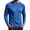 Blue, variant on Wuztai Mens Fall outdoor Sport Stretchy Running Shirts Round Neck Long Sleeve Slim Mesh Quick Dry Tops