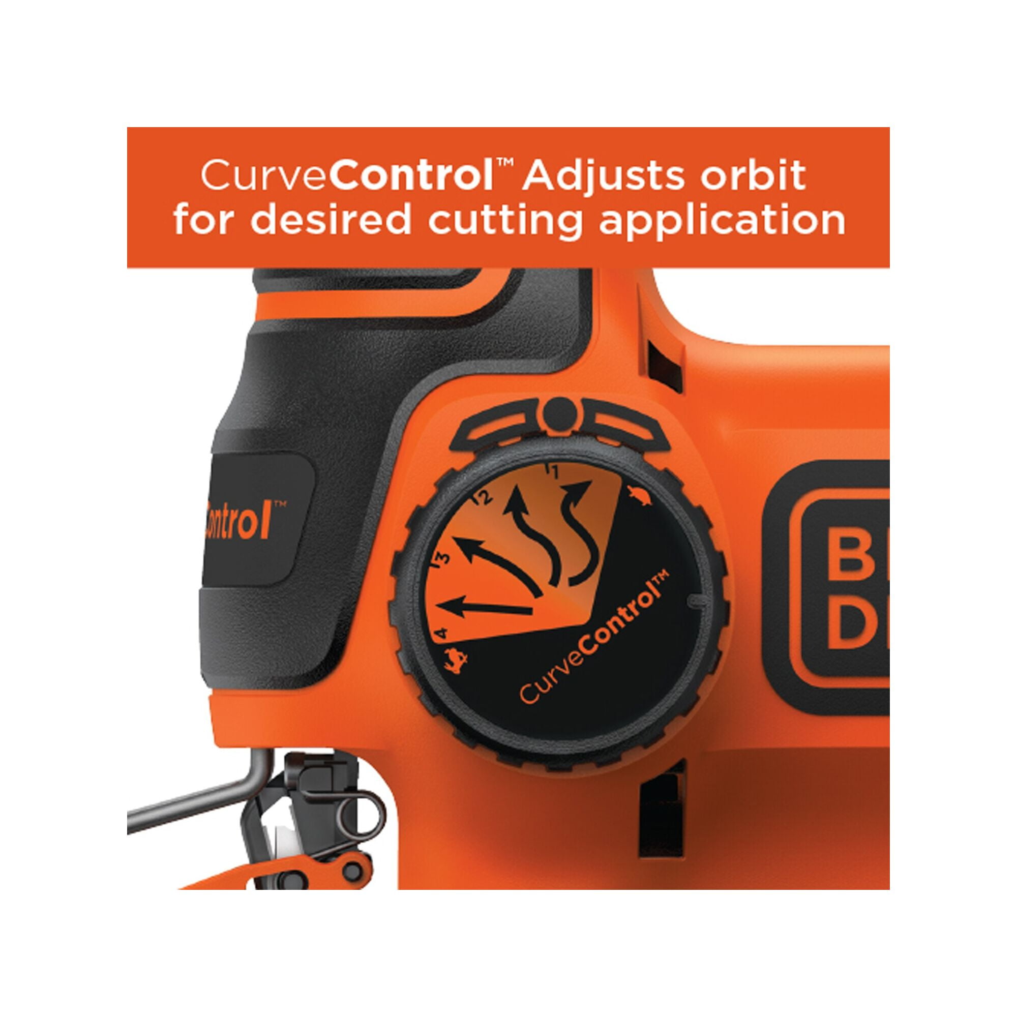 BLACK+DECKER 5 Amp Electric Jig Saw with CurveControl, BDEJS600C
