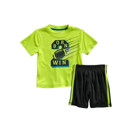 

Kidtopia Infant Baby Boys 2 PC Born 2 Win Athletic Shirt & Shorts Set 24m