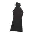 thumbnail image 2 of Vestido elástico para niña a escala 1/12, mini muñeca, vestido informal en miniatura para muñeca femenina de 6'', accesorios para el cuerpo de negro, 2 of 8