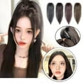 thumbnail image 2 of RYGRZJ Bun Hair Piece For Women Claw Clip Straight Ponytail Wig`, 2 of 5