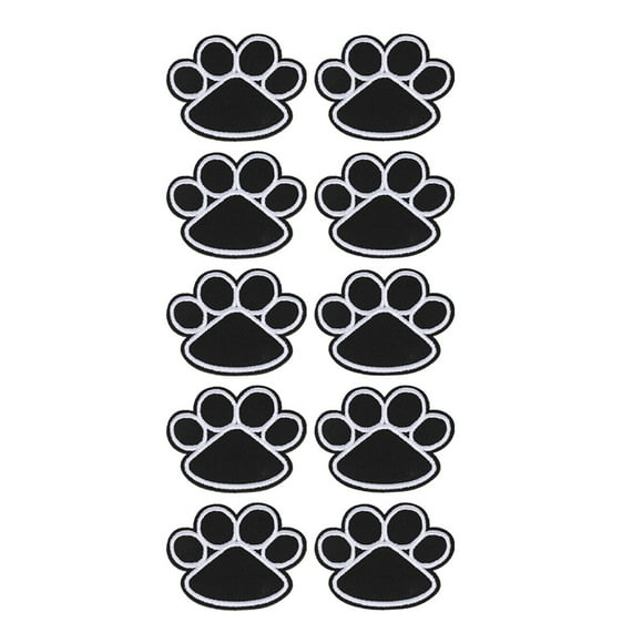 10Pcs Small Iron On Paw Patches Exquisite Detail for Individuality Expressers DIY Projects Fashion Enhancement