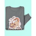 thumbnail image 3 of Look! I'm A Unicorn. Pug Sweatshirt Men -Smartprints Designs, Male Large, 3 of 4