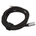 thumbnail image 3 of Cable USB C 3.1 Macho A Hurbra, Carga Rápida PD100W, Cable de Carga USB C de 10 Gbps 4K A 60 Hz, Diseño en Forma de L de 90 Grados, Trenzado de Nailon, Chapado en Oro, para vapor para vapor, 3 of 7