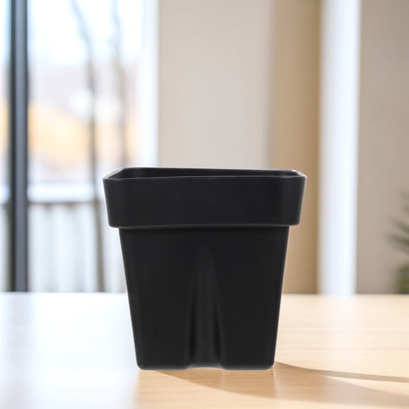 SEWCHICS Black Silicone Plant Pot - , Lightweight Reusable Planter for Indoor and Outdoor Gardening Use