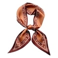 thumbnail image 5 of YUEHUA Bandana Travel Scarf Women Lightweight Satin Square Silk Head Wrap Hair Scarf Neck Scarves Paisley, 5 of 5