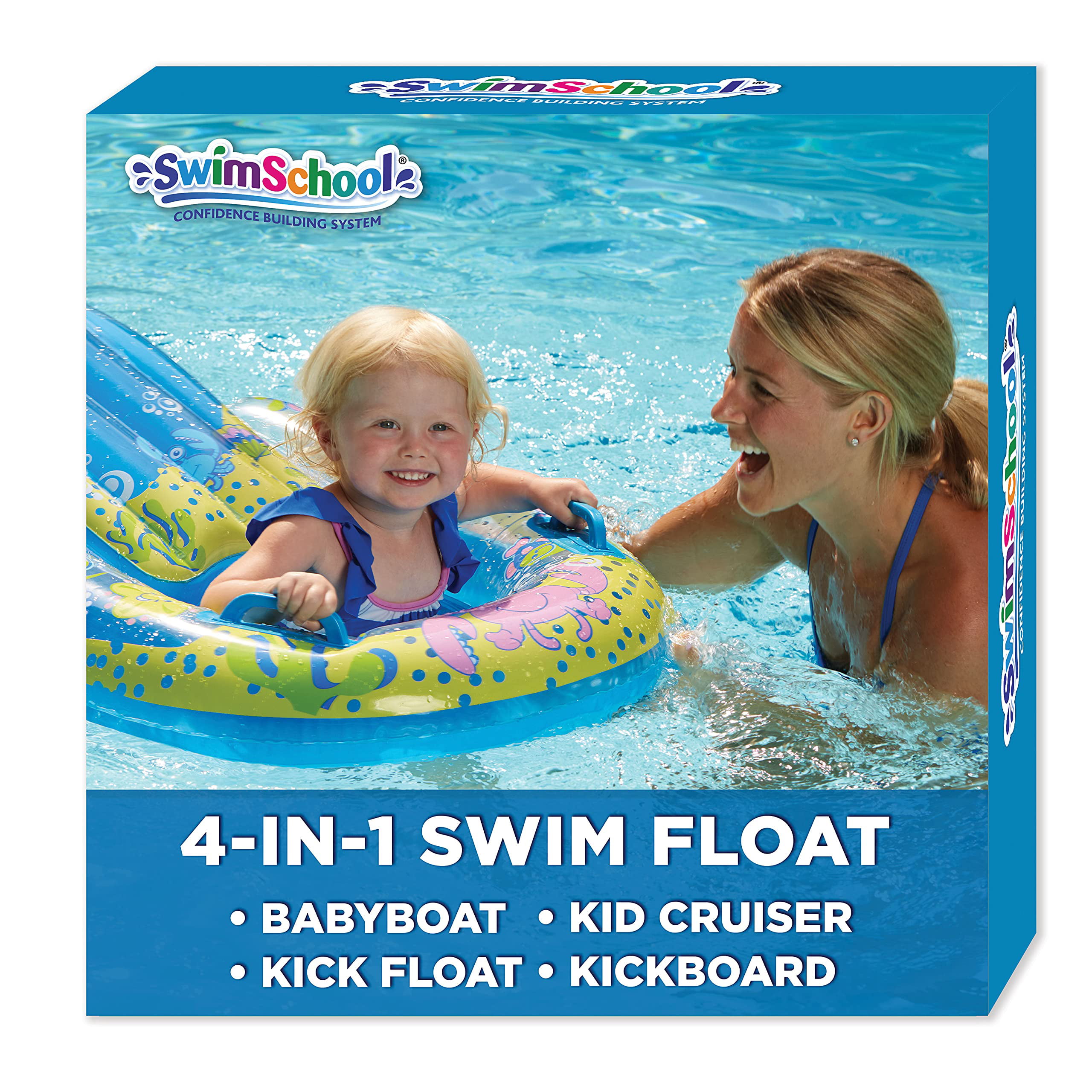Suitable for Age 3 to 6 Intex Inflatable Swimming Sit-In Cruiser Pool Float 