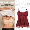 thumbnail image 2 of CHOK Camisoles à Soutien-Gorge Intégré pour Femmes, Bretelles Spaghetti Ajustables, Débardeur Sans Manches, Hauts d'Été, 2 of 6