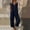 Navy, variant on BUIGTTKLOP Jumpsuits for Women Button down Cap Sleeve Rompers Wide Leg Pants Loose Fitted Overalls with Pockets