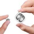 thumbnail image 2 of Smallest Invisible Wireless Earbuds, Nearly Invisible Bluetooth Headphones Tiny Hidden in Ear, IPX5 for Work, Sleeping, Small Ear Canals, 2 of 19