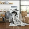 thumbnail image 5 of Everwash™ Treasure Saul Southwest Geometric Machine Washable Area Rug, Grey/Navy Blue, 6'6"x9'2", 5 of 9