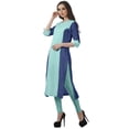 thumbnail image 3 of Moomaya Vêtements Ethniques pour Femmes Kurta Punjabi Longue Droite pour Femmes Robe Indienne Décontractée, 3 of 6
