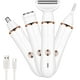 thumbnail image 1 of Maquinilla de afeitar eléctrica para mujer, recortadora de pelo para piernas de bikini, afeitado para mujer, cejas, labios, cuerpo, cara, barba, afeitadora para mujer, kit 4 en 1, puerto de, 1 of 5