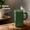 Green, variant on Retro Ceramic Fridge Mug with Lid and Straw, Green,Yellow,Gray 550mL, Refrigerator Shape Coffee Cup with Heat-Resistant Handle, Lustre Color Glaze