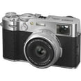 thumbnail image 3 of FUJIFILM X100VI Digital Camera (Silver) 16821822 - 12PC Accessory Bundle, 3 of 6