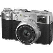 FUJIFILM X100VI Digital Camera (Silver) 16821822 - Bundle