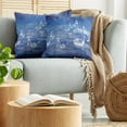 thumbnail image 5 of Ambesonne Ocean Throw Pillow Cover 2 Pack, Music Nautical Melody, 18", Blue, 5 of 5
