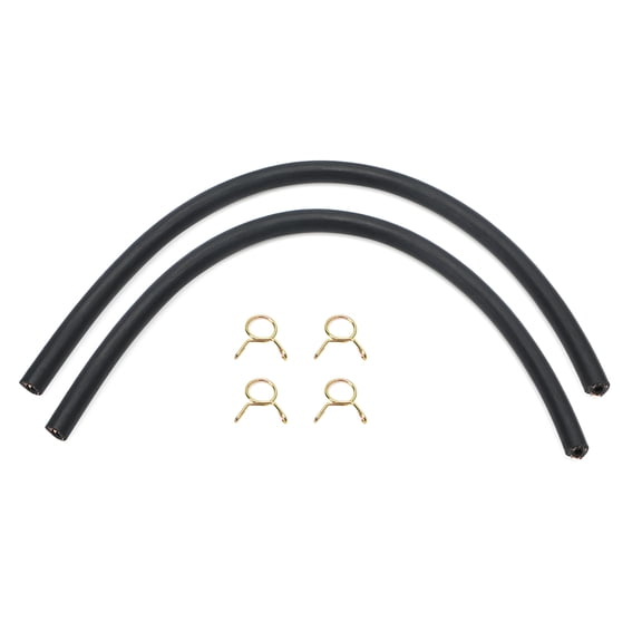 IronLane 5.5mm Fuel Tank Gas Line Hose Kit with Clips for Honda CT70 CT70H CT90 CT110 ATC110 ATC200, Fuel Line Replacement, Replaces 17681-098-010