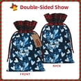 thumbnail image 2 of Pofeuu Ice Blue Heart Print Burlap Bags with Drawstrings Drawstring Gift Bags Pouch Bag for Thankgiving Birthday Party Gift Wrapping Treats and Party Favors-Black, 2 of 8