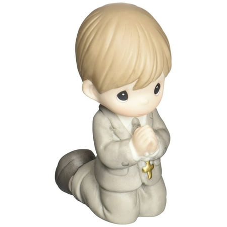 First Holy Communion Porcelain - , Remembrance Of My First Holy Communion, Boy, Bisque Porcelain Figurine, 133025 By Precious Moments