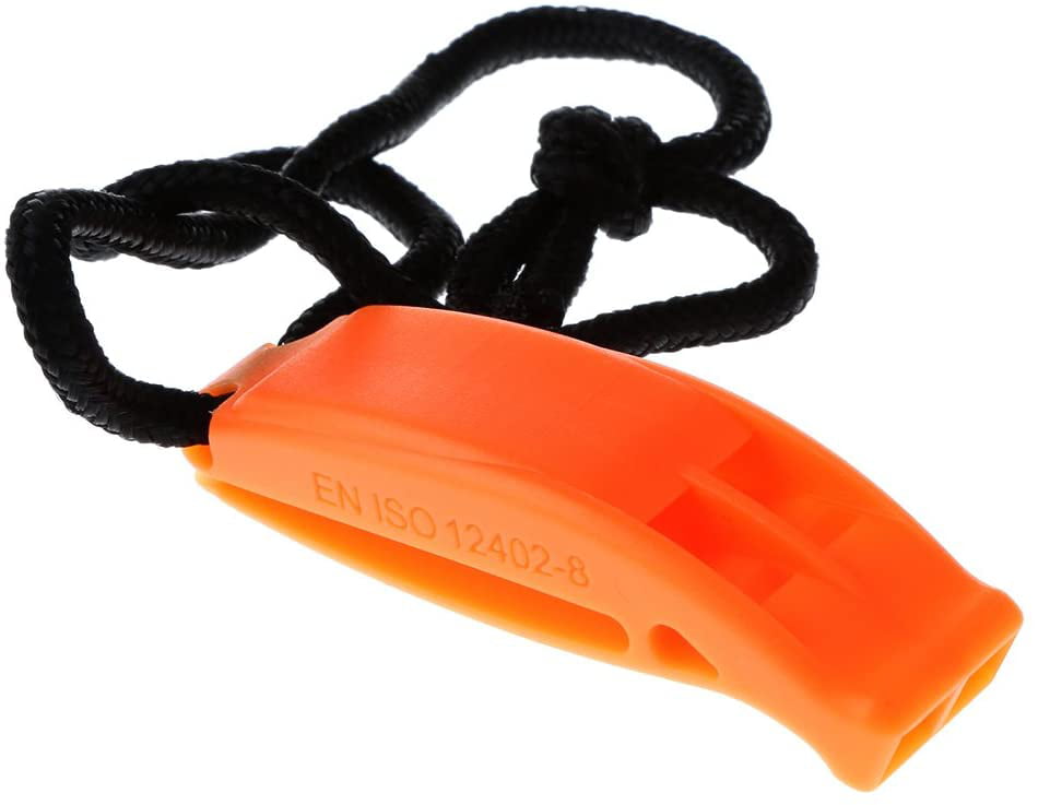 Marine Diving Safety Whistle Boating Camping Hiking Emergency Siren Orange 