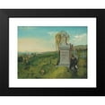 thumbnail image 2 of František Klimkovič 14x11 Black Modern Framed Museum Art Print Titled - Kosice Cemetery (1849), 2 of 5