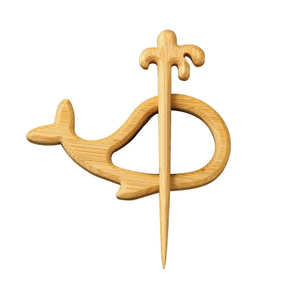 Wooden Animal Brooch Cartoon Lapel Pin Sweater Clip Shawl Scarf Accessory Handmade Unique for Women Men