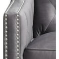 thumbnail image 5 of Hanover Willa Wingback Chair, Steel Gray, 5 of 10