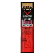 Jack Link’s Beef Steaks, Original, Made with 100% Beef, 11g of protein per steak, 1 oz Steak