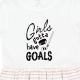 thumbnail image 4 of Inktastic Girls Gotta Have Goals Hockey Player Girls Toddler Dress, 4 of 5