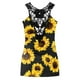 thumbnail image 4 of Blusa de mujer con cuello en O sin mangas con estampado de encaje sin mangas Pompotops  lopia989486, 4 of 6