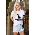 thumbnail image 3 of Ferocious Vegan Herbivore Bunny Plus Size Crewneck Graphic Tee Shirt Brisco Brands 5X, 3 of 4