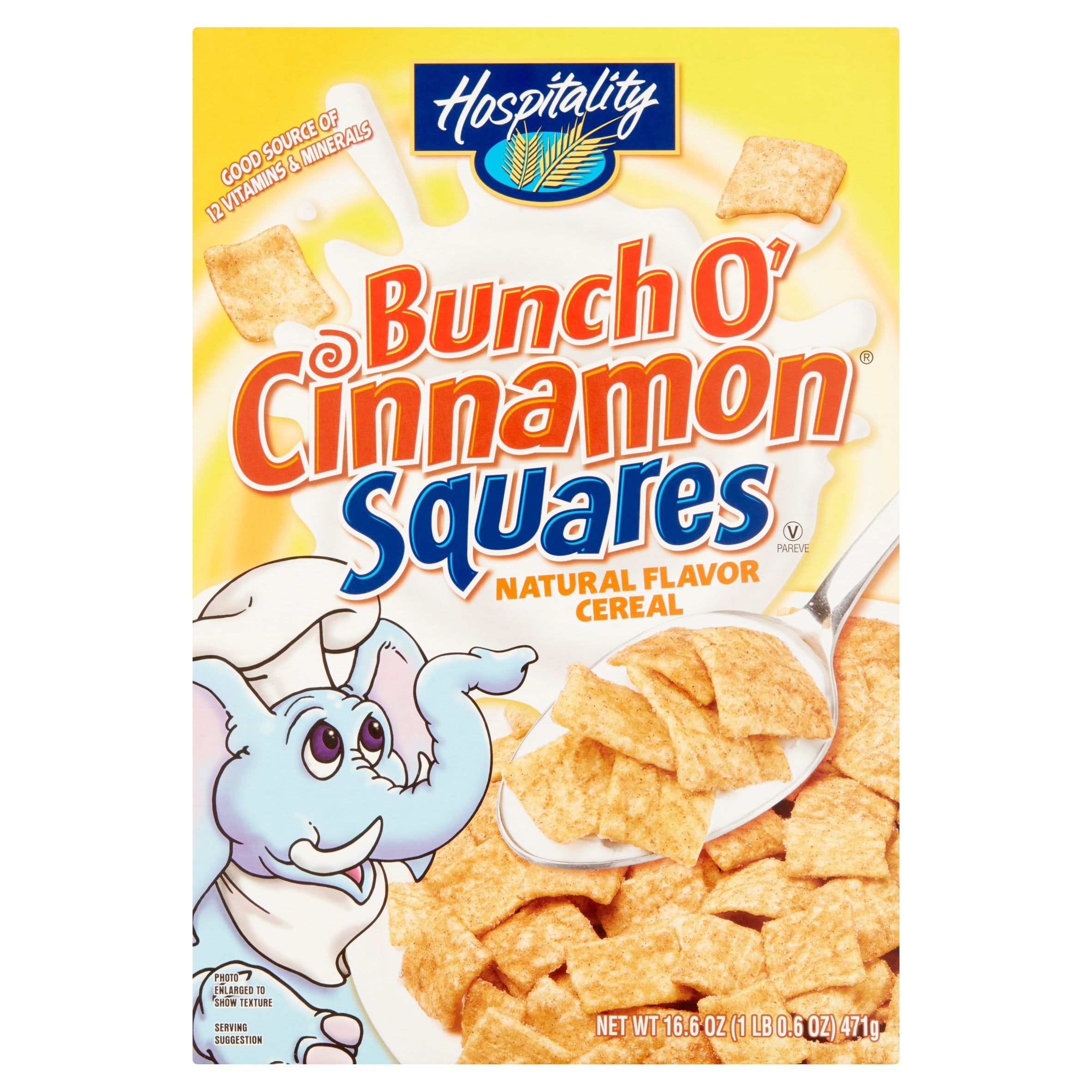 Hospitality Bunch O' Cinnamon Squares Natural Flavor Cereal, 16.6 oz