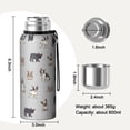 thumbnail image 7 of 20 Oz Boston Terrier Coffee Tumbler Double Wall Insulated Stainless Steel Water Bottle | Metal Reusable Thermoses Flask with Cup Cap | Leak & Sweat Proof with Anti-Dust Lid, 7 of 7
