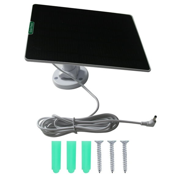 5W 5V Outdoor Solar Panel Chargers For Rings Up Camera Models Builts In Overcharge Protections