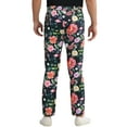 thumbnail image 3 of INSPIRE CHIC Floral Printed Dress Pants for Men's Straight Leg Flat Front Flower Pattern Trousers, 3 of 6