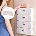 thumbnail image 3 of Underwear Sock Organizer Box  Dust-proof  Moisture-proof  Electroplated Handle  Wall-Mounted Compartment Storage Box  Wardrobe Accessories, 3 of 8