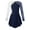 Navy Blue, variant on Kids Girls Figure Skating Dress Long Sleeves Ballet Dance Skirted Leotards Gymnastics Outfits Black 10