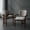 Beige, variant on Modern King Louis Style Rubber Wood Arm Chairs / Sturdy Dining Seating for All - Sized Users
