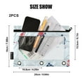 thumbnail image 4 of FORMRS 2 Pack Pencil Pouch for 3 Ring Binder with Clear Window Zipper Case, Hockey Action Zone, 4 of 6