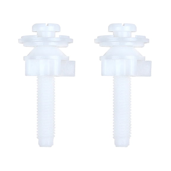 2 Pack Toilet Hinge Screws Essential Toilet Hardware Toilet Seat Screws Simple & Effective Installation