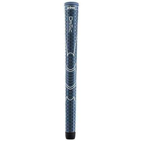 Winn Dritac Impugnature Da Golf Midsize Grigio Scuro - Set Da 8, Antiscivolo, Assorbimento Urti - 2
